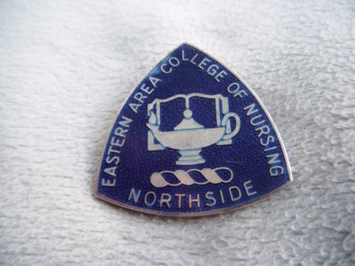 Eastern Area College of Nursing Northside Belfast Silber 1997 Emaille Abzeichen