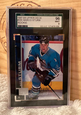 MARCO STURM 1997-98 Upper Deck #355 Rookie SGC 9 Germany
