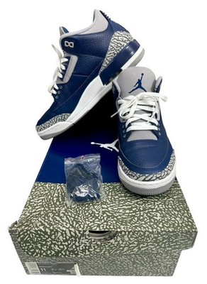 Nike Air Jordan 3 Retro Georgetown Sneakers CT8532-401 Men's Size 11 Original Bx