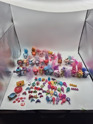 #ad Lot of 25 Disney Princess Palace Pets Furry Tail Glitzy Glitter amp; Accessories $100.09