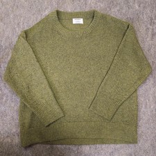 Old Navy Mens Green Crewneck Sweater Size XL Go-Recycled Knit Pullover