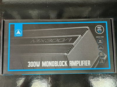 JL AUDIO MX300/1  (NOS) BRAND NEW W/ FREE SHIPPING, SEE PICTURES & DETAILS BELOW