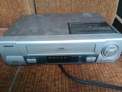 Admiral 4-Head VCR Video Recorder JSJ20453 Without Remote- Tested Working