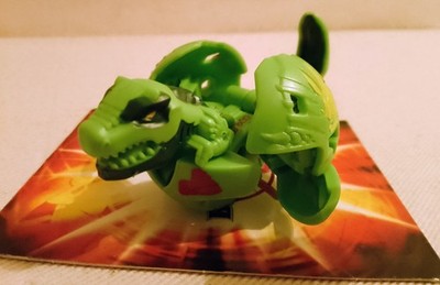Bakugan Battle Planet Ventus Genesis Trox 600B Anime Figur & Karte 