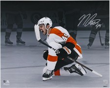 Noah Cates Philadelphia Flyers Signed 16x20 Celebration Spotlight Photo