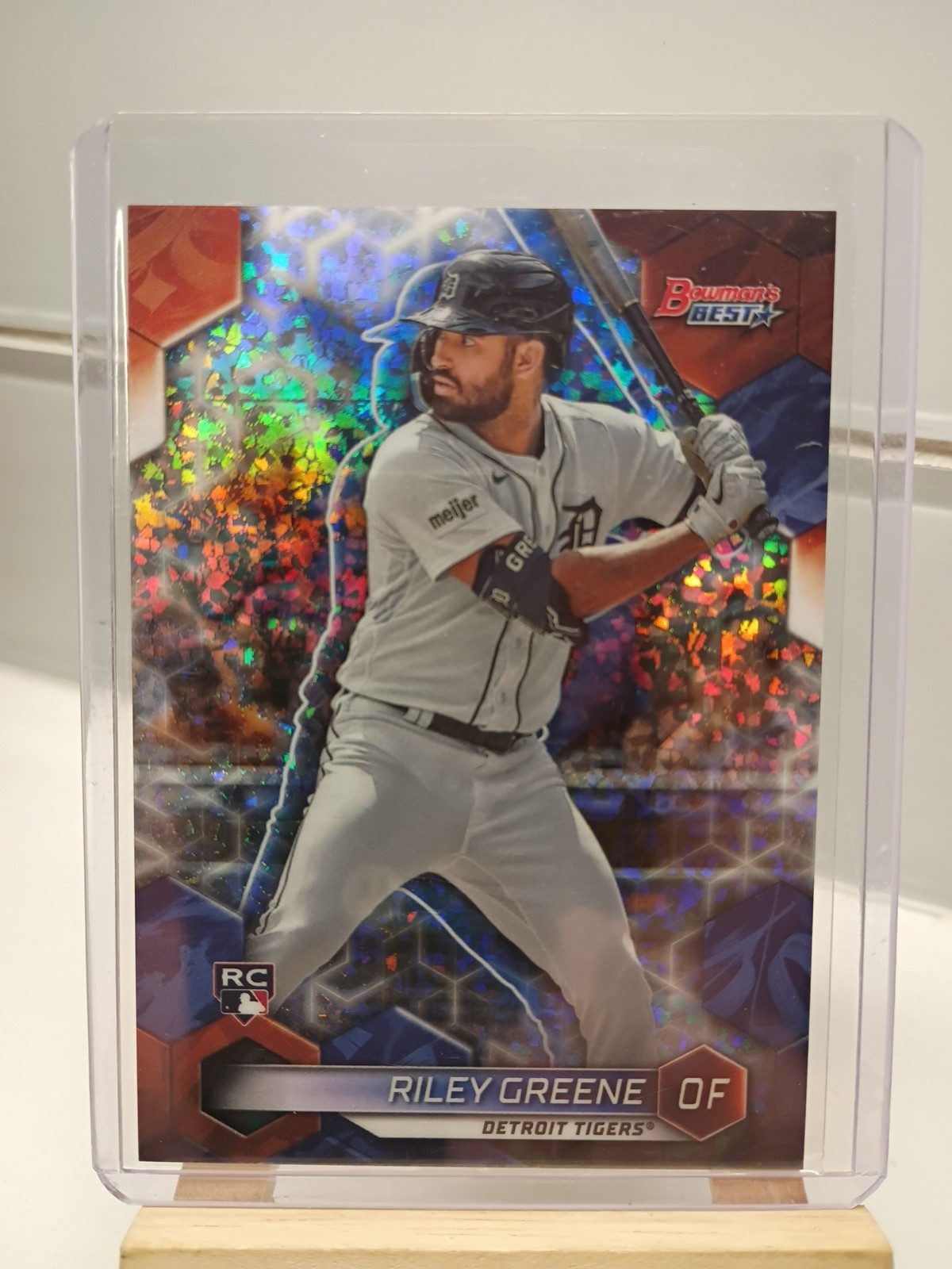 2023 Bowman's Best - Riley Greene #30 Mini Diamond /299 (RC)