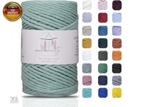 Makromecity Makramee Garn 3Mm X 100M Premium Single Twisted Macrame Cord