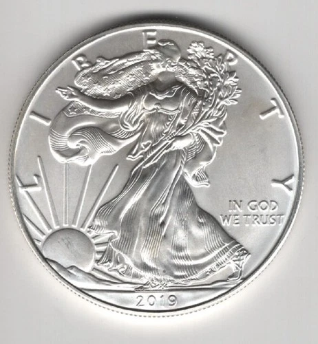 2019 WALKING LIBERTY AMERICAN EAGLE .999 FINE SILVER DOLLAR COIN 1oz. $1 USA