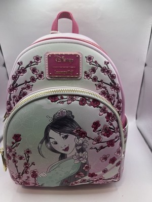 NWT Disney Loungefly Mulan  Cherry Blossom MBP Pattern On Inside Smoke Free Home
