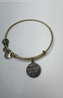 Alex & Ani Gold Tone "New Year New Me" Adjustable Charm Bracelet 11.2g — photo 3