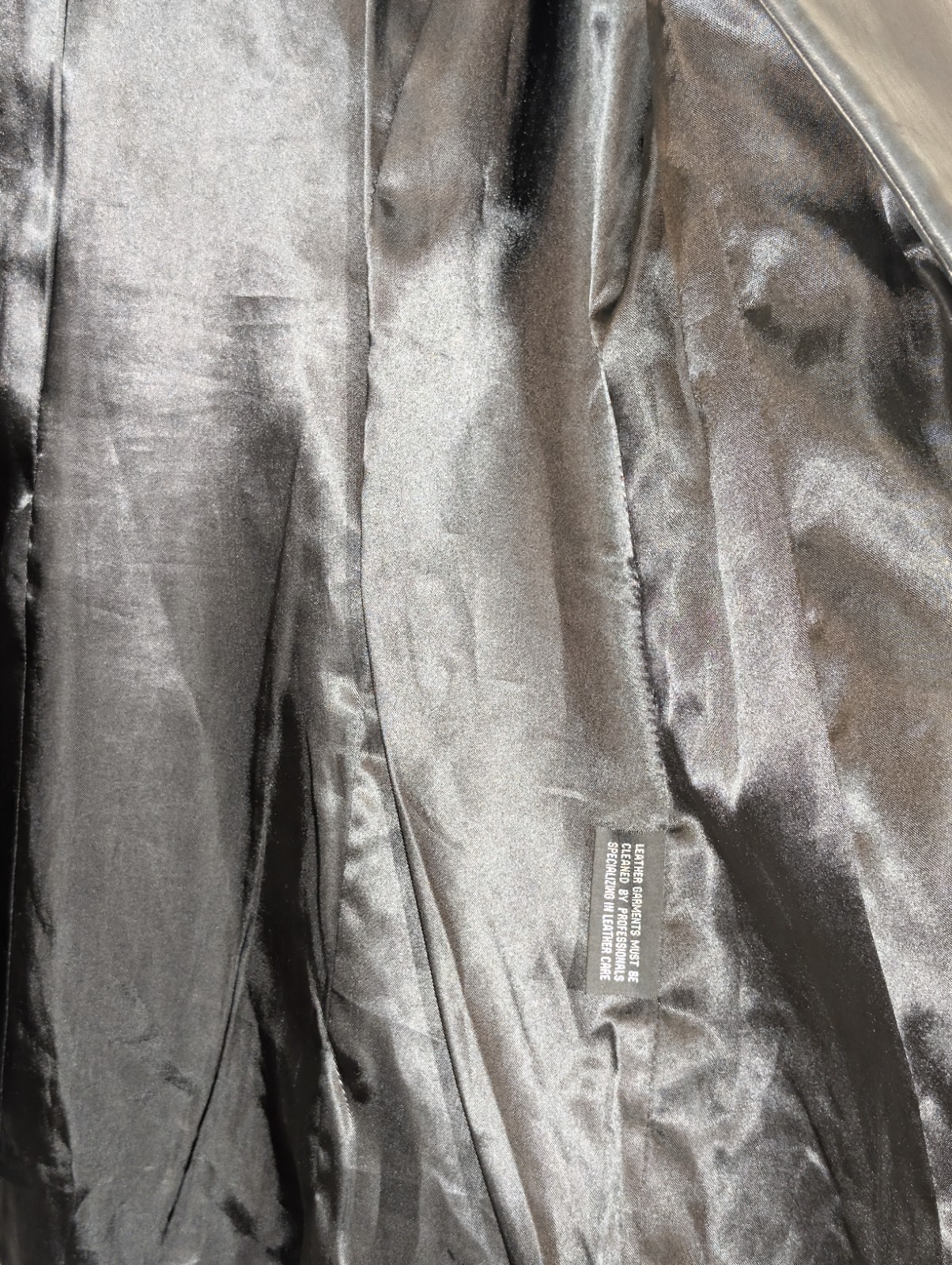 Vintage Genuine Leather Jacket Black Coat Lady Hathaway Soft Size Large