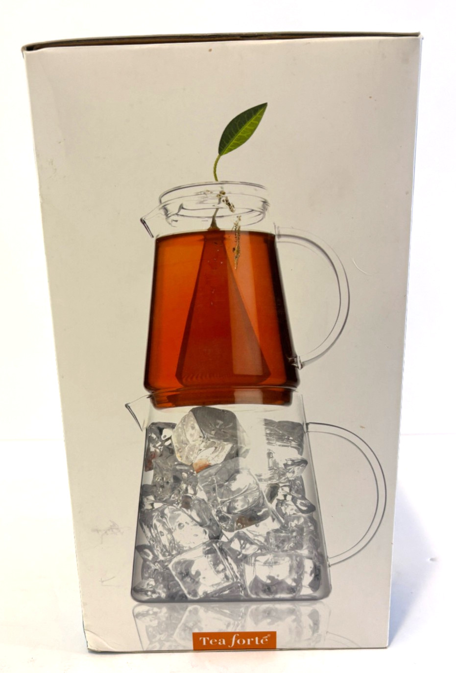 Forte Tea Over Ice Pitcher Set Glass Brewing Set