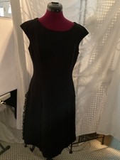womans vintage Liz Clayborne little Black Dress