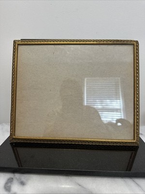 VTG Dore Bronze Thin Ornate Border Picture Photo Frame 8x10  Marked 1310 Lovely!