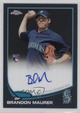 2013 Topps Chrome Rookie Auto Brandon Maurer #102 Auto 1c7