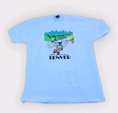 Vintage Paramount Cafe DENVER Single Stitch Shirt USA Food Fun Sun FAIR MARKS