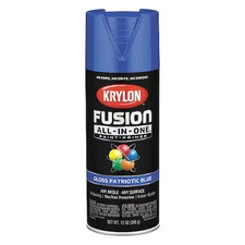 Krylon K02716007 Rust Preventative Spray Paint, Patriotic Blue, Gloss, Solvent,