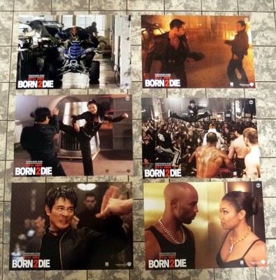 BORN 2 DIE Jet Li 6 LAUSHANGFOTOS German complete L C Set Photos ´03 DMX