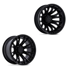 20x10 Fuel D406 Catalyst Blk 11-up Gm Dually Super Single Wheels 8 Lug Set Of 6