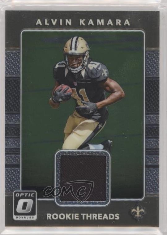 2017 Donruss Optic Rookie Threads Alvin Kamara #17 RC 09r5