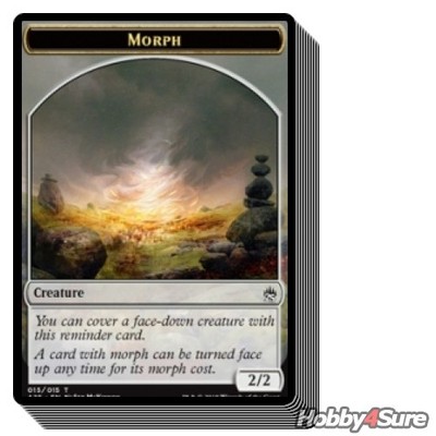 10 pcs Morph Token (15/15) M/NM Magic: The Gathering MTG Masters 25