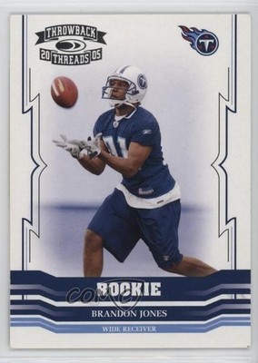 2005 Donruss Throwback Threads Rookie /999 Brandon Jones #168 Rookie RC ms9