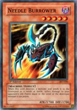 Yugioh! LP Needle Burrower - AST-020 - Super Rare - 1st Edition Lightly Played, 