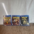 Sony PlayStation 4 Game Lot / Borderlands GOTY, Boderlands Handsome Col. & BL3
