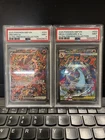 2025 BLACK STAR PROMO #023 MEGA CHARIZARD X EX + ORICORIO EX 24 PSA9