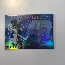 2024-25 UD Extended Series Rookie Reflections Triple Dimensions Jesper Wallstedt