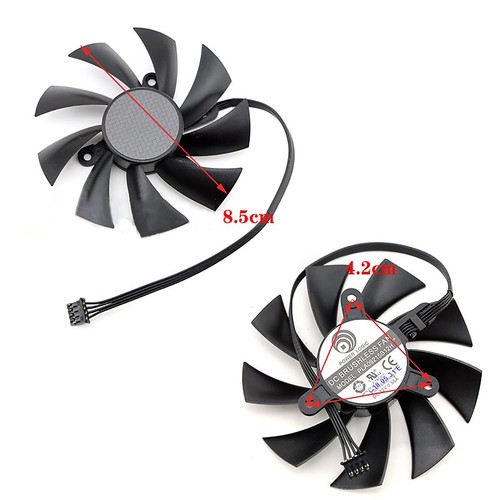Graphics Card Cooling Fan for GIGABYTE GTX1660ti 1660 1650 SUPER Mini ITX OC Fan - Picture 2 of 8
