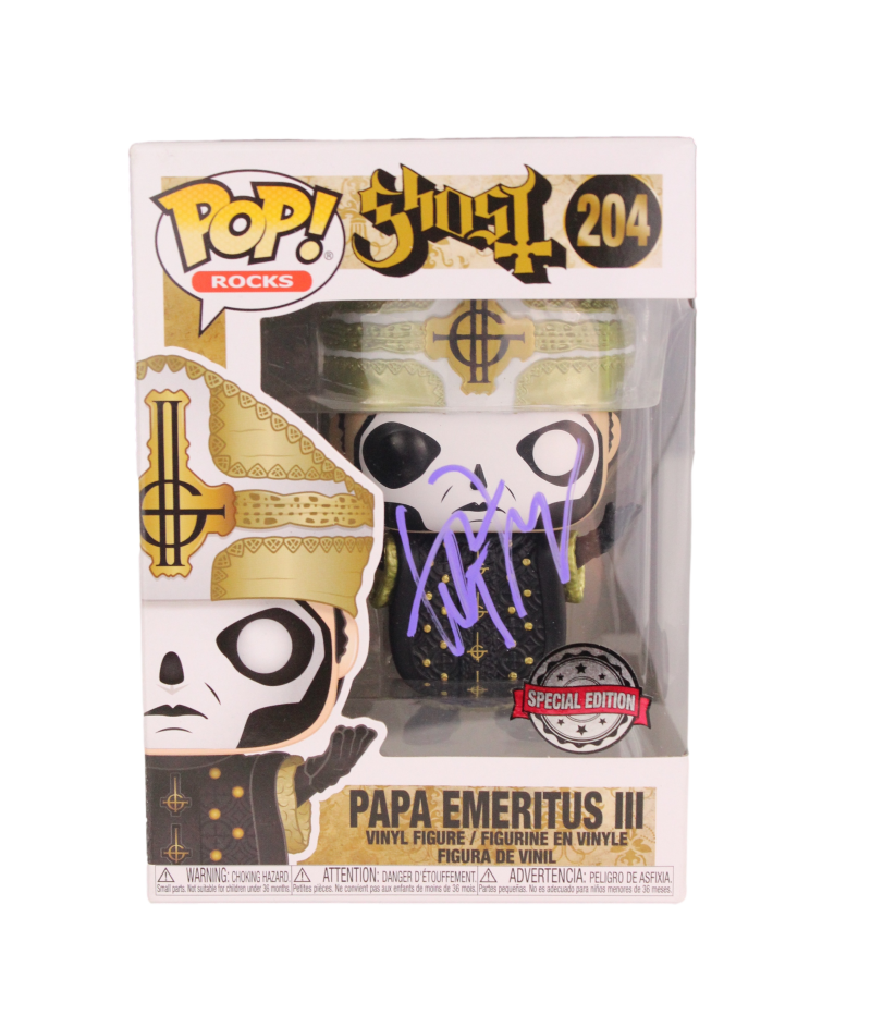 【TOBIAS FORGE直筆サイン入り】限定Funko POP! Ghost Tobias Forge Signed Autograph Funko Pop Ghost Papa Emeritus