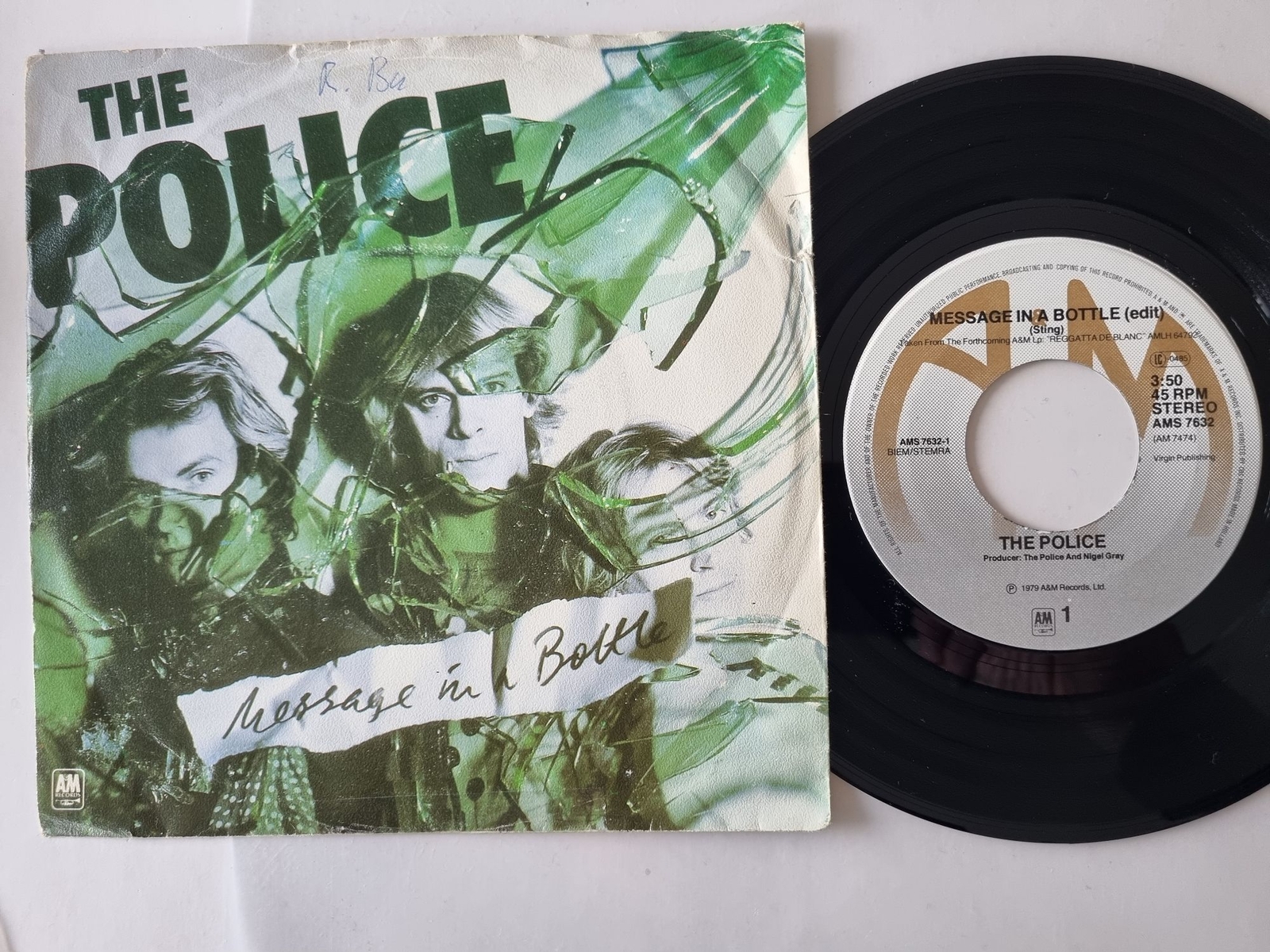 The Police - Message In A Bottle 7'' Vinyl Holland