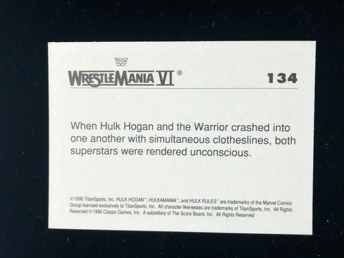 1990 Clásico WWF La historia de Wrestlemania Elige tu tarjeta para completar el conjunto - Imagen 66 de 76
