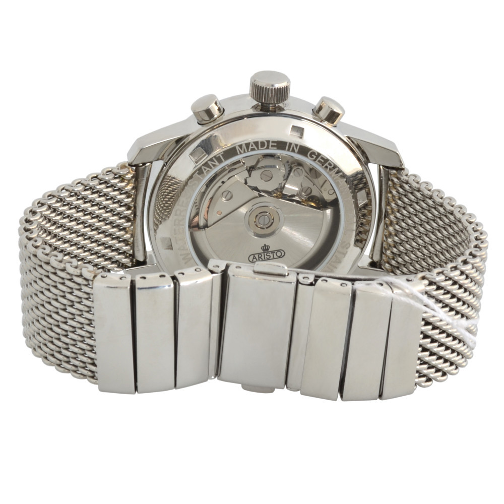 Aristo Men's Automatic Chronograph Watch 4H174M ETA7750