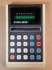 Vintage COLEX 811A Calculator - Clean & Working Great - RARE Model