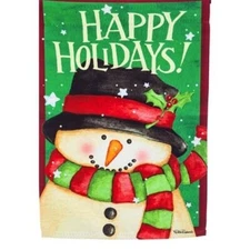 Snow Country 13S4610 Evergreen SUEDE HOUSE Flag 28" x 44"