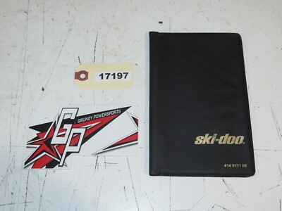 Ski-Doo	2003 Owners Manual Cover no Books	414933100