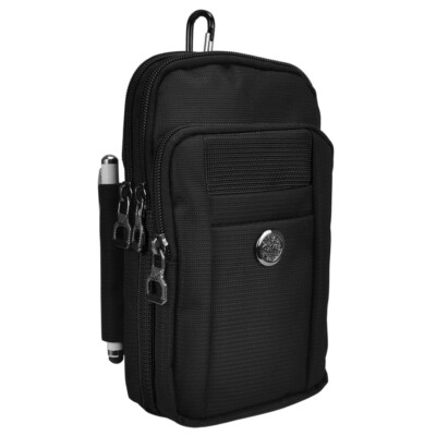 Men Nylon Crossbody Bag Pouch Case for Poco X3 Pro Motorola Edge G Stylus 5G