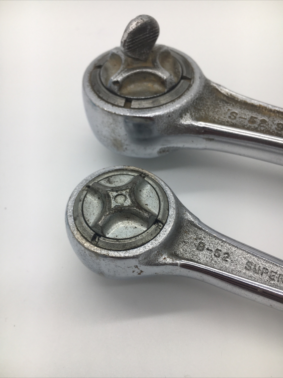 Vintage Williams 3/8" 1/2" Drive Fine Tooth Superratchet Ratchet Lot, B-52, S-52