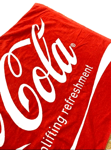 NEW COCA COLA COKE BEACH/GYM TOWEL REAL TASTE REFRESHMENT SEALED BOXED LAST ONE! - Picture 4 of 10