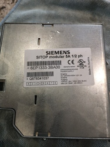 SIEMENS SITOP modular 5A 1 2 ph 6EP1333-3BA00 - Picture 2 of 5