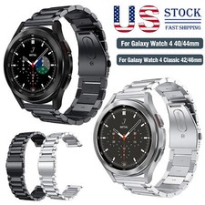 Stainless Steel Watch Band for Samsung Galaxy Watch 4 40/44mm 4 Classic 42/46mm