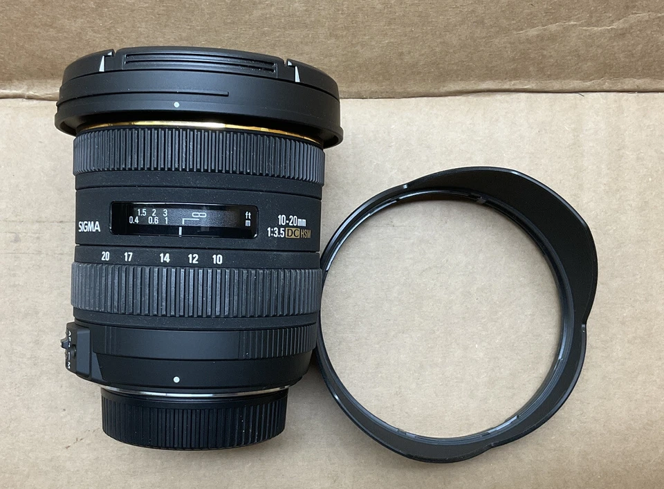 Sigma Wide 10-20mm f/3.5 EX DC SLD Glass HSM Lens For Nikon AFD 0085126 202552 - Image 3 of 4