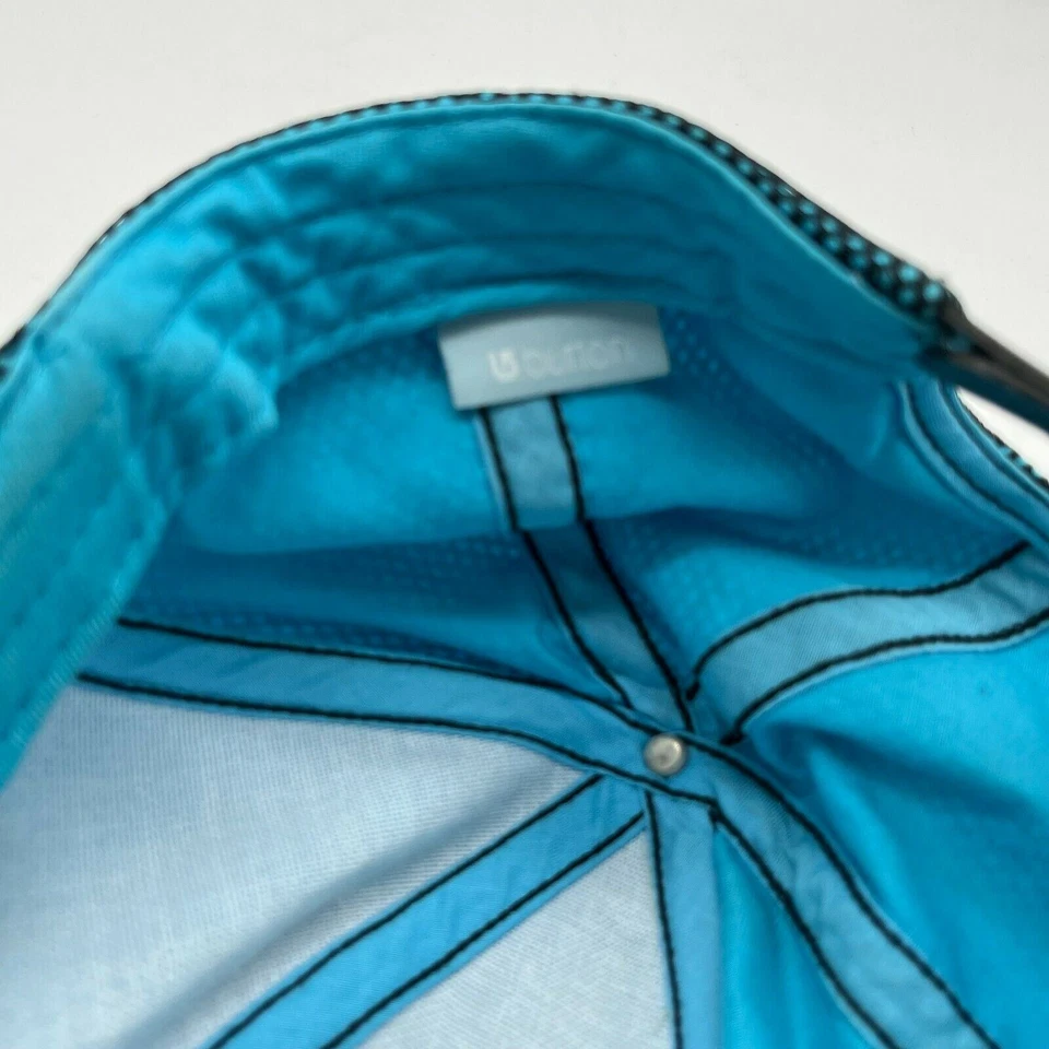 Gorra de béisbol Burton azul malla negra gorra ajustable para mujer OSFM usada Foto 4 de 4