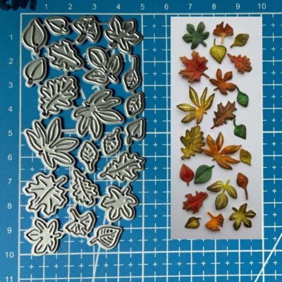 Herbst Blätter Stanzformen Stencil Cutting Dies Scrapbooking Stanzschablone DIY