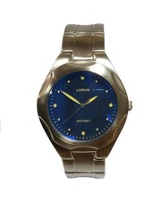Lorus Orologio Watch Man Uhr Acciaio Iridescent Crystal LR0367 Vetro Giallo Boy