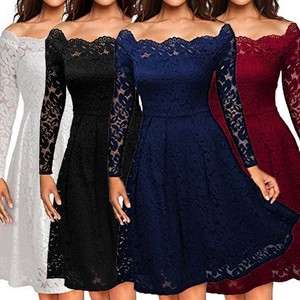 floral lace cocktail dress