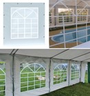 Seitenwand Seitenteil 2x2m PE Ersatz 2x2m PE für Partyzelt Pavillon mit Fenster