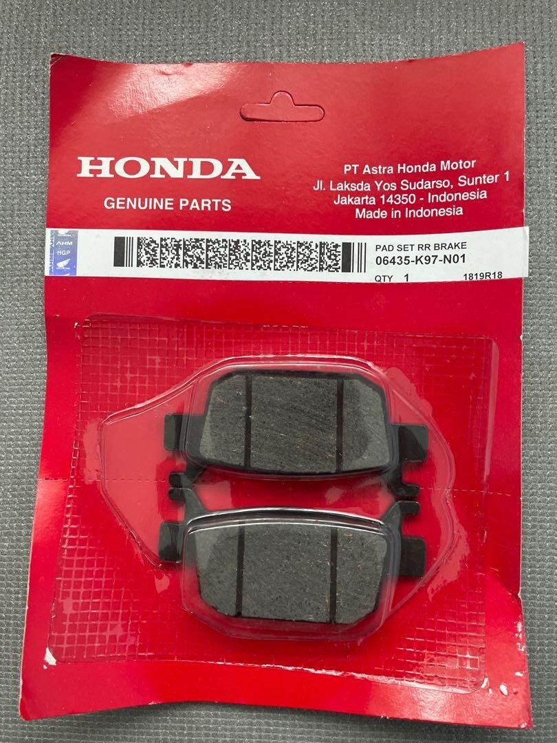UNITED CITY BIKES THE ONE -折りたためます-手渡しのみ Genuine Honda SH125 NSS125 Forza Rear Brake Pads 2013 - 2023 ABS